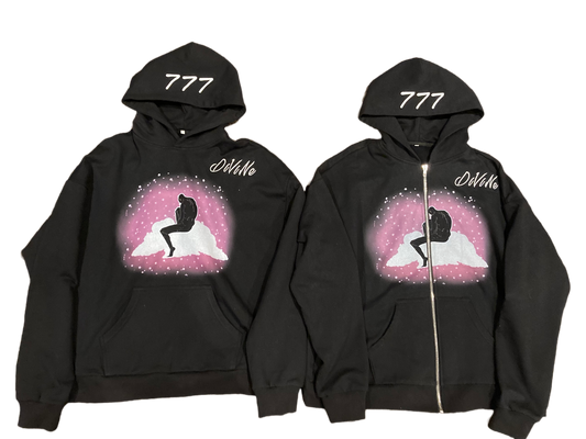 PULLOVER/ZIP-UP HOODIE (PINK)